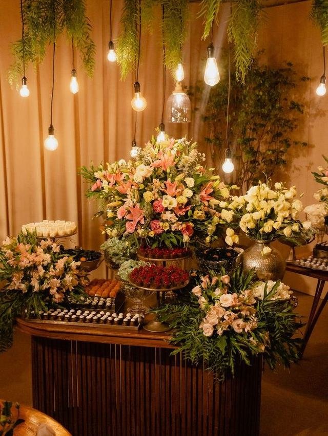 Holiday party setup with warm lighting in Dehradun