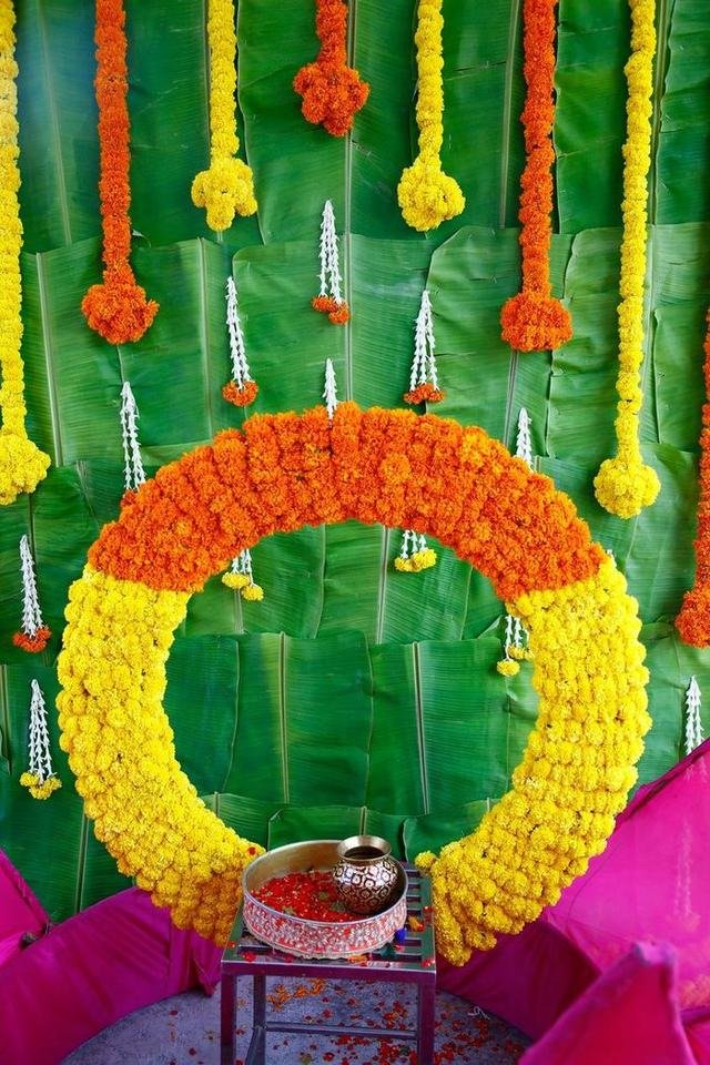 Wedding mandap setup at a Dehradun venue